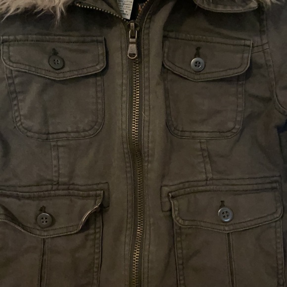 Lucky Brand Fur Bomber Jacket - Picture 3 of 6